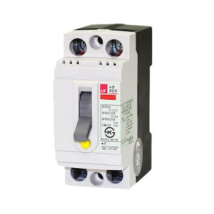 LS ELECTRIC Earth Leakage Circuit Breaker (ELCB), For Distribution Panel, 40A, 30mA (Pack of 5) 52EGR