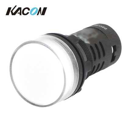 KACON Pilot Lamp, General Purpose, White, 110VAC KPL-W