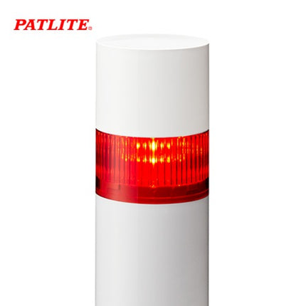 PATLITE Signal Tower Light, LED, Buzzer Type, 1-Tier, Red, DC24V LR7-102WJBW-R