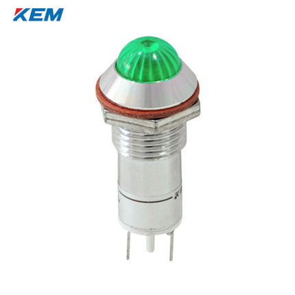 KEM KEM LED Indicator Light, Ø12mm, High-Brightness, DC48V, Green KLHRANU-12D48G