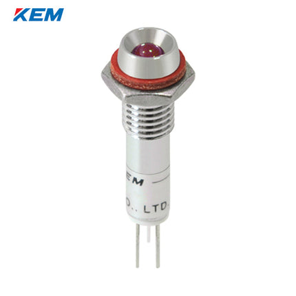 KEM KEM LED Indicator Light, Ø6mm, AC110V, Red (Pack of 100) KL-06A110R
