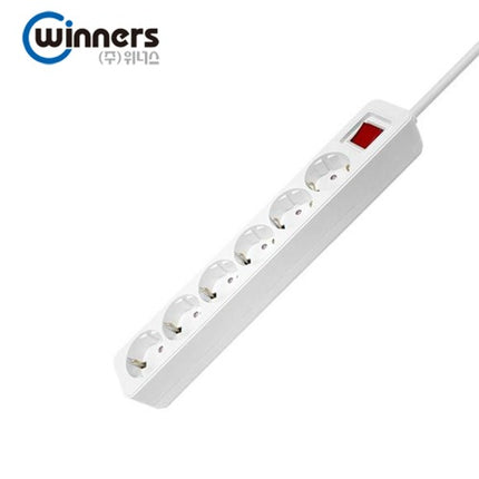 WINNERS Power Strip (Multi-Tap Cord), 6-Outlet, 1.5 m MTP1-22660