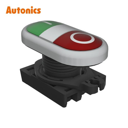 AUTONICS I/O Push Button Switch, Non-Illuminated, Momentary, Head Only S2TR-P1W