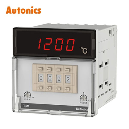 AUTONICS Temperature Controller, Digital Thumbwheel Switch Type T4M-B4RKCC-N
