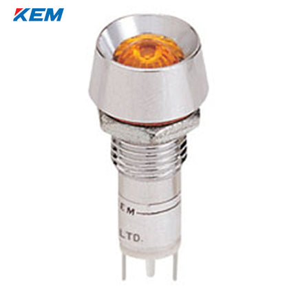 KEM KEM LED Indicator Light, Ø10mm, High-Brightness, AC110V, Blue KLBRAU-10A110B