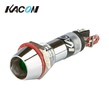 KACON Pilot Lamp Indicator, Ø8, AC110V, Green (Pack of 50) KL0811G