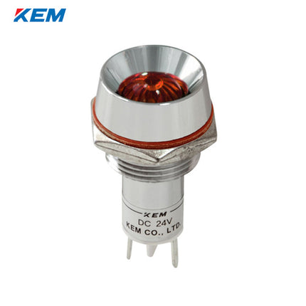 KEM KEM LED Indicator Light, Ø16mm, High-Brightness, DC3V, Red KLRAU-16D03R