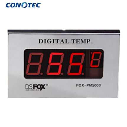 CONOTEC Temperature Indicator, Wall-Mount, Sensor Included FOX-PM5000