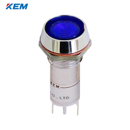KEM KEM LED Indicator Light, Ø12mm, High-Brightness, AC220V, Blue KLEU-12A220B