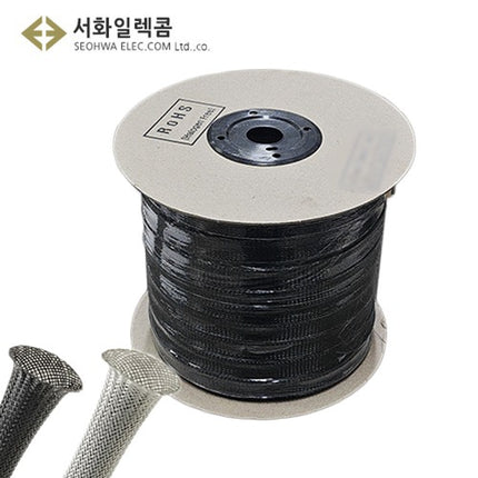 SEOHWA Expander Sleeving, 150 m, Inner Diameter 31.8 mm, Black GEXP0114