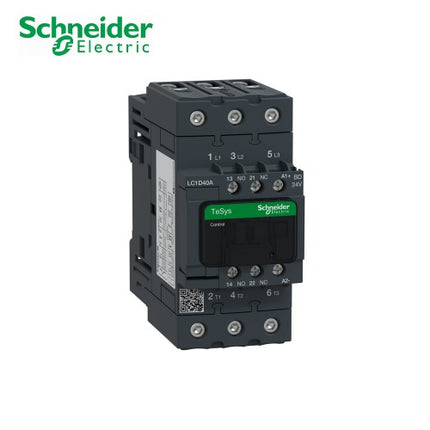 SCHNEIDER Magnetic Contactor, MC LC1D40ABD