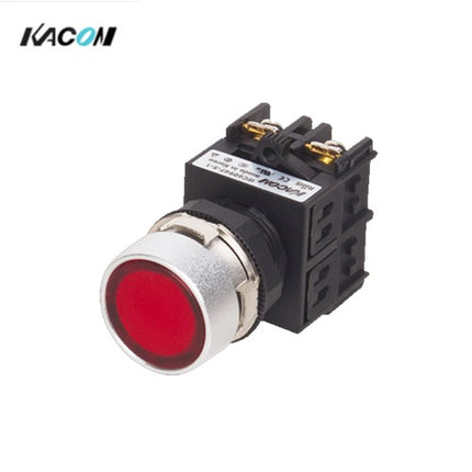 KACON Pilot Lamp, Ø25, Green, AC110/220V K25F-17G-AL