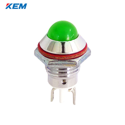 KEM KEM LED Indicator Light, Ø10mm, Standard-Brightness, DC12V, Yellow KLH-10D12Y