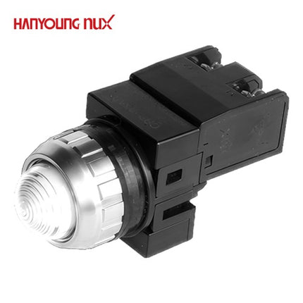 HANYOUNG Pilot Lamp, Ø25, White, 12V/24V AC/DC CRP-25DW