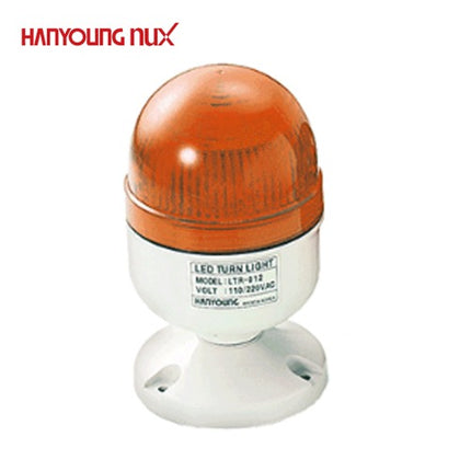HANYOUNG Rotating Warning Light, Flashing LED, Ø84mm, Yellow, AC110V/220V LT-R012Y