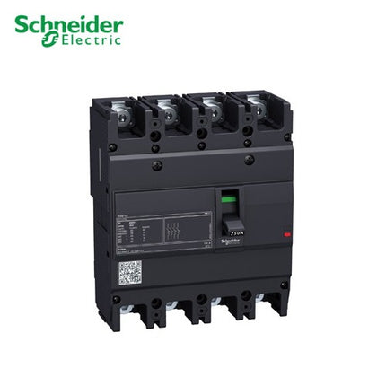SCHNEIDER Molded Case Circuit Breaker (MCCB), 4P, 150A EZC250N4150