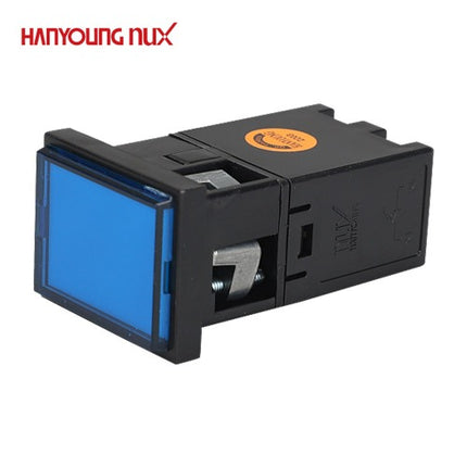 HANYOUNG Pilot Lamp, Rectangular, Blue, AC100-240V CR40-A0A