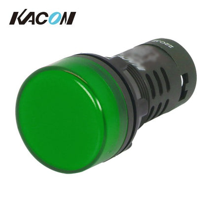 KACON Pilot Lamp, General Purpose, Green, 110VAC KPL-G
