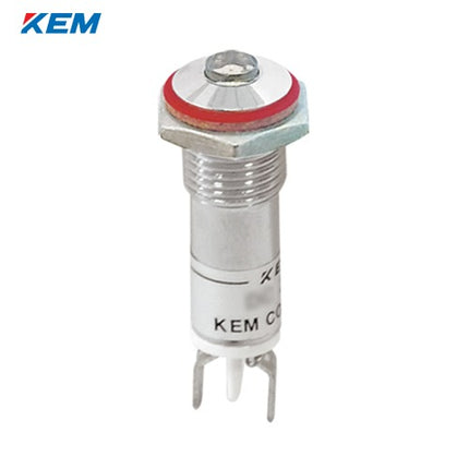 KEM KEM LED Indicator Light, Ø8mm, High-Brightness, DC, Red (R) KLXU-08D