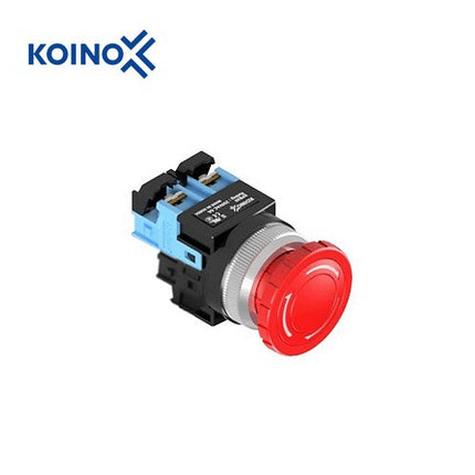 KOINO Push Button Switch, Non-Illuminated, Ø30mm, Red, 1a Contact KPB30ER-10R