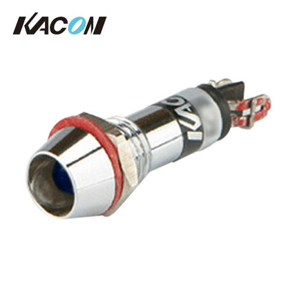 KACON Pilot Lamp Indicator, Ø12, AC/DC24V, Blue (Pack of 50) KL1224B