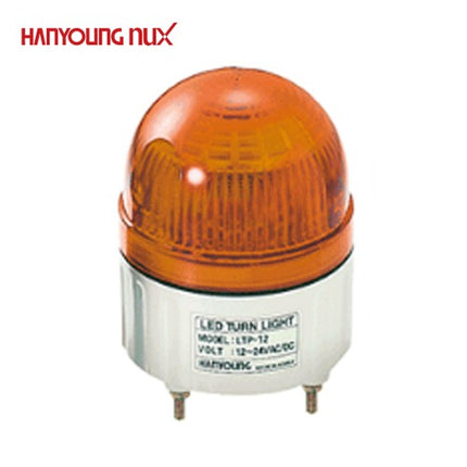 HANYOUNG Rotating Warning Light, Flashing LED, Ø84mm, Yellow, AC110V/220V LT-P012Y