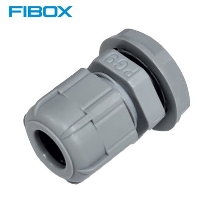 FIBOX Cable Gland, Economy Type, Gray, PGC 9 G