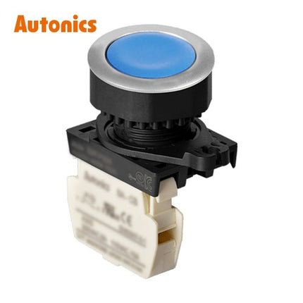 AUTONICS Push Button Switch, Non-Illuminated, Ø30mm, Blue, 1b S3PF-P1BB