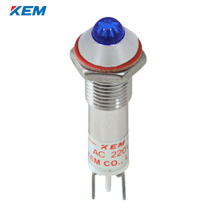 KEM KEM LED Indicator Light, Ø8, High-Brightness, DC24V, Blue KLHRAU-08D24-B