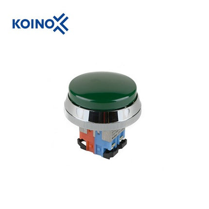 KOINO Push Button Switch, Non-Illuminated, Ø30mm, Green KH-3065EBG