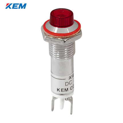 KEM KEM LED Indicator Light, Ø8mm, High-Brightness, DC12V, Red KLCU-08D12-R