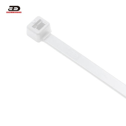 DONG-A Cable Tie, White, 370 mm x 7.6 mm, Wire Management (Pack of 300) TIE370