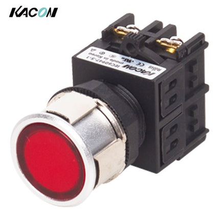 KACON Indicator Light, Flush Mount, Ø25, Red, DC24V K25F-17R