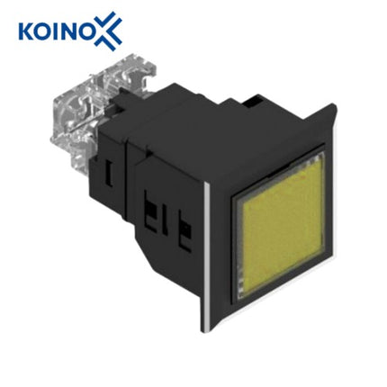 KOINO LED Cluster Indicator Light, Square, Yellow, 1x1, 1 Cell KH-5020L-12