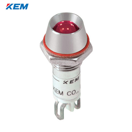 KEM KEM LED Indicator Light, Ø8, Standard-Brightness, AC110V, Red (Pack of 100) KL-08A110R