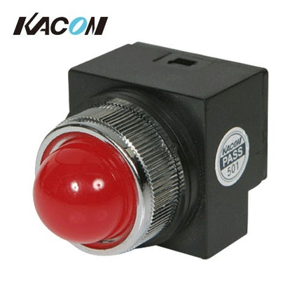 KACON Pilot Lamp, General Purpose, Ø25, Red, AC200-240V KR252R