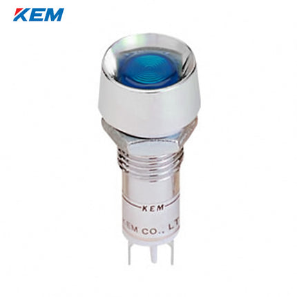 KEM KEM LED Indicator Light, Ø12mm, High-Brightness, AC110V, Blue KLDU-12A110B