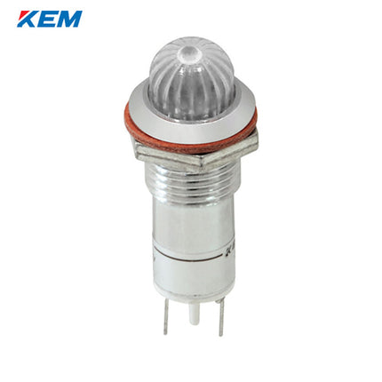 KEM KEM LED Indicator Light, Ø12mm, High-Brightness, AC220V, White KLCRAU-12A220W
