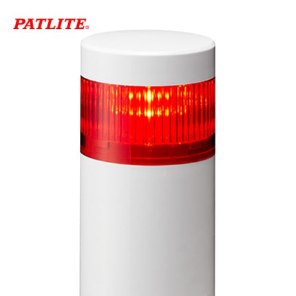 PATLITE Signal Tower Light, LED, 1-Tier, Red, DC24V LR7-102WJNW-R