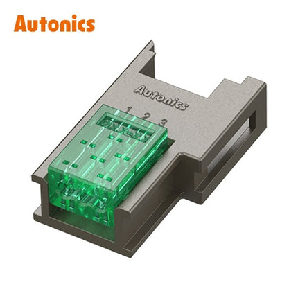 AUTONICS Sensor Connector, Wire-Mount Plug Socket, Green (Pack of 50) CNE-S03-GN