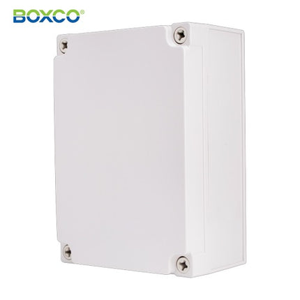 BOXCO Terminal Box, Plastic Enclosure, Bolt Type, ABS, Gray Cover BC-AGS-121707