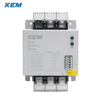 KEM Surge Protective Device (SPD), Box Type, Safety Cover Type KB2-40-220-2Y