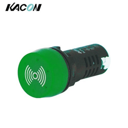 KACON Illuminated Buzzer, Single Tone, Green, KPL-BZIG, AC/DC24V