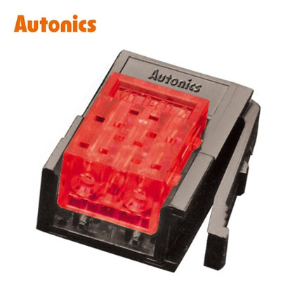 AUTONICS Sensor Connector, Wire-Mount Plug Socket, Red (Pack of 50) CNE-P03-RE