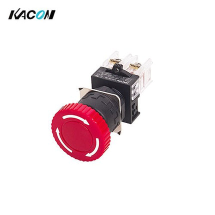 KACON Emergency Stop Switch, Ø25, Standard Type, Non-Illuminated, 1a Contact K25-81R