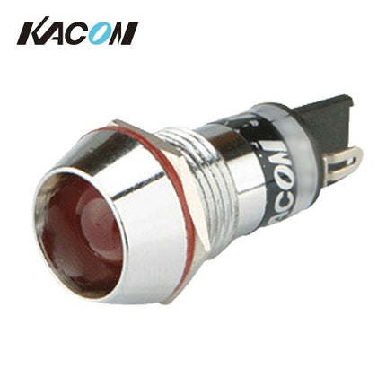 KACON Pilot Lamp Indicator, Ø14, AC/DC12V, Red (Pack of 50) KL1412R