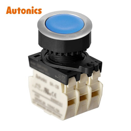 AUTONICS Push Button Switch, Non-Illuminated, Ø30mm, Blue, 3b S3PF-P1B3BM