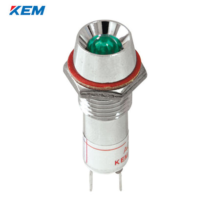 KEM KEM LED Indicator Light, Ø10mm, High-Brightness, AC110V, Green KLRAU-10A110G