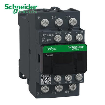 SCHNEIDER Magnetic Contactor, MC LC1D386BL