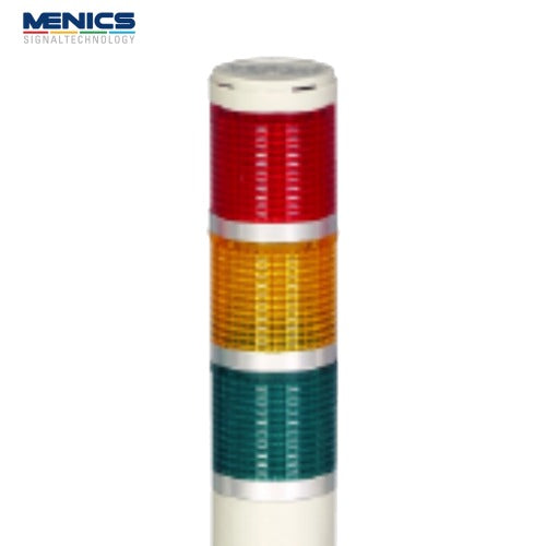MENICS Signal Tower Light, Bulb Type, Ø45mm, 3-Tier, DC24V PLG-302-RYG